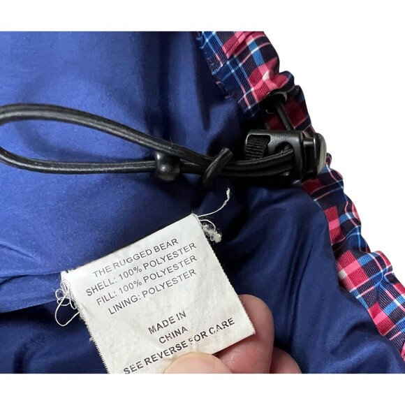 Rugged Bear Unisex Kids Red Plaid RBX Insulated Hooded Snow Ski Coat  Size 6 - Picture 13 of 13